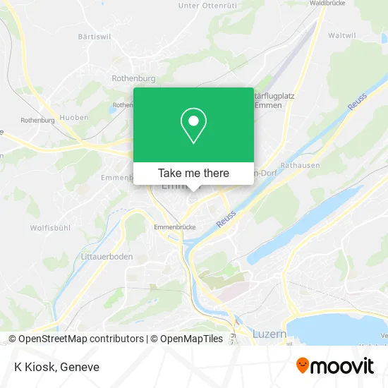 K Kiosk map