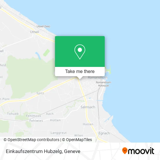 Einkaufszentrum Hubzelg map