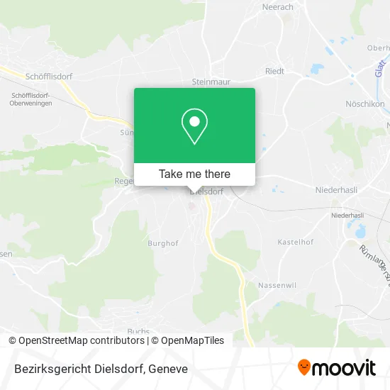 Bezirksgericht Dielsdorf map