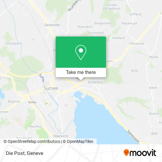 Die Post map
