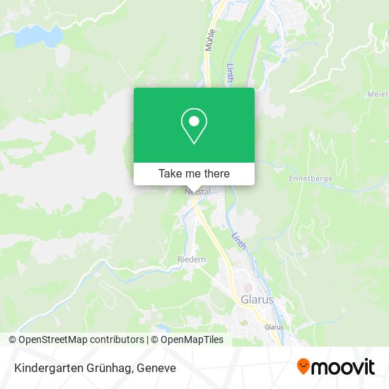 Kindergarten Grünhag map