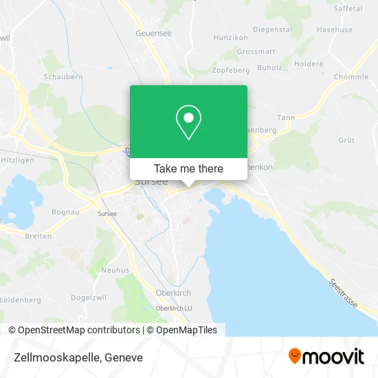 Zellmooskapelle map