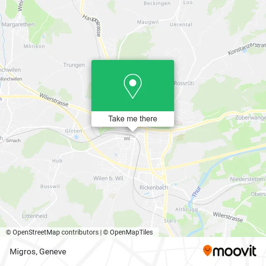Migros map