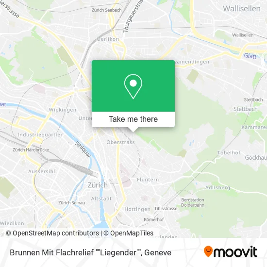 Brunnen Mit Flachrelief ""Liegender"" map