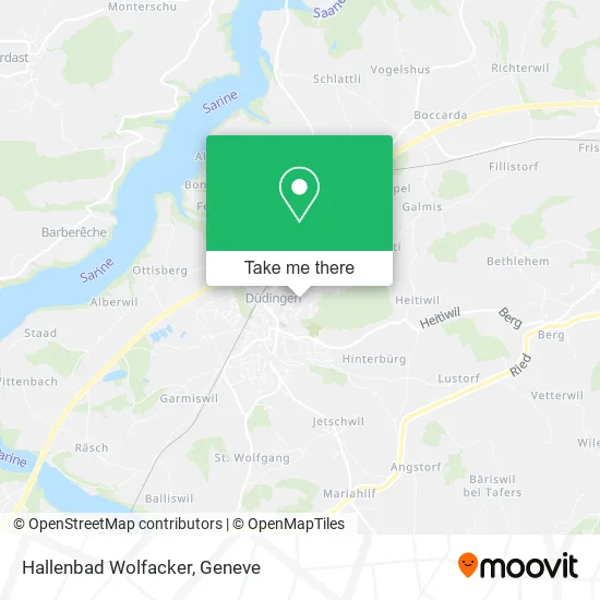 Hallenbad Wolfacker map