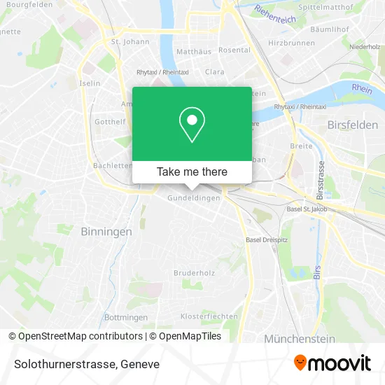 Solothurnerstrasse map