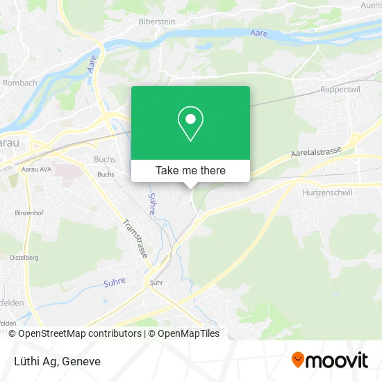 Lüthi Ag map