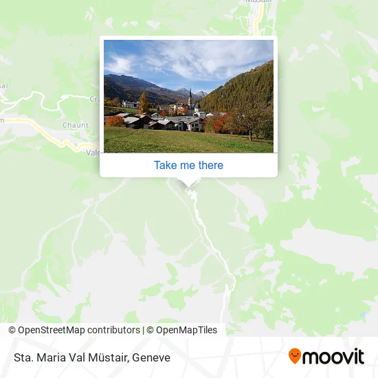 Sta. Maria Val Müstair map