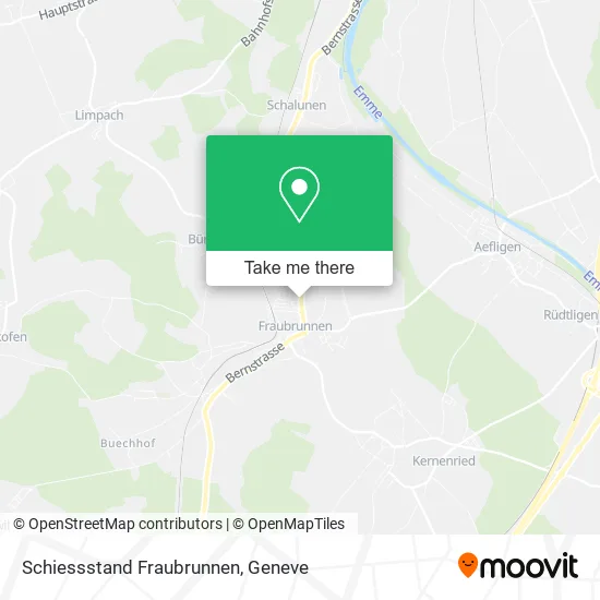 Schiessstand Fraubrunnen map