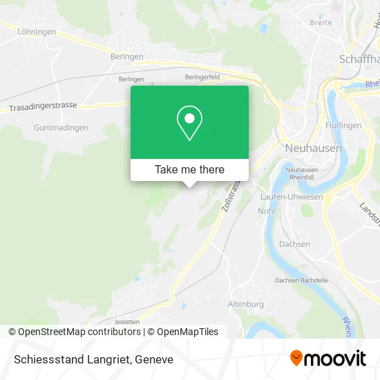 Schiessstand Langriet map