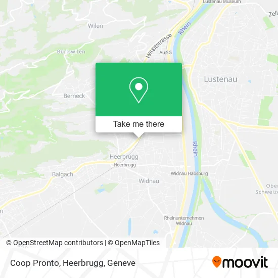 Coop Pronto, Heerbrugg map