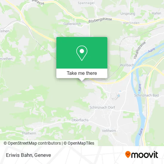 Eriwis Bahn map