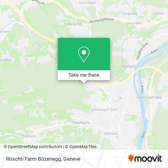 Röschti Farm Bözenegg map