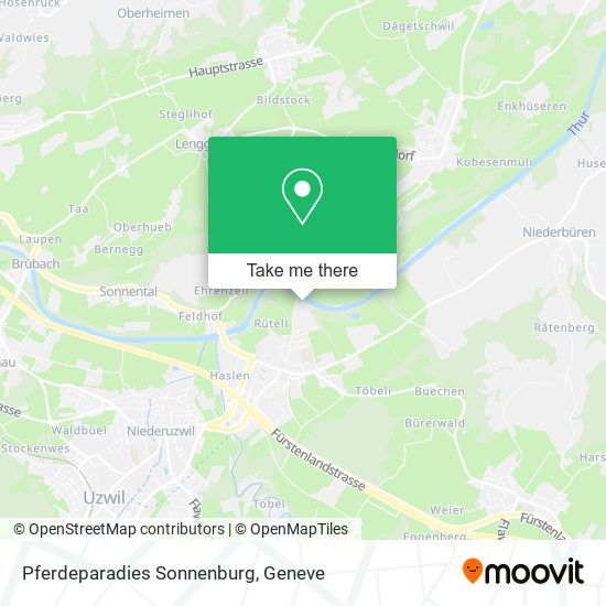 Pferdeparadies Sonnenburg map