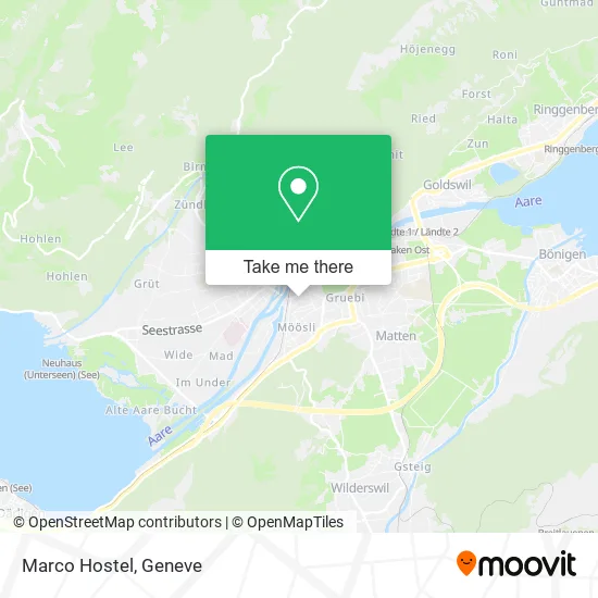 Marco Hostel map