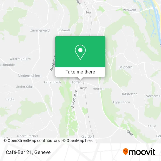 Café-Bar 21 map
