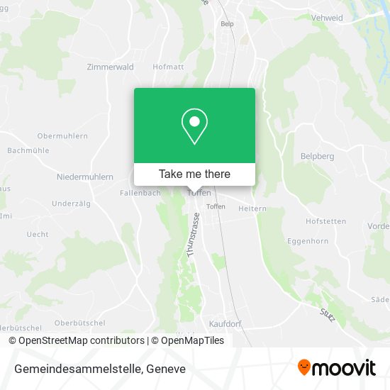 Gemeindesammelstelle map