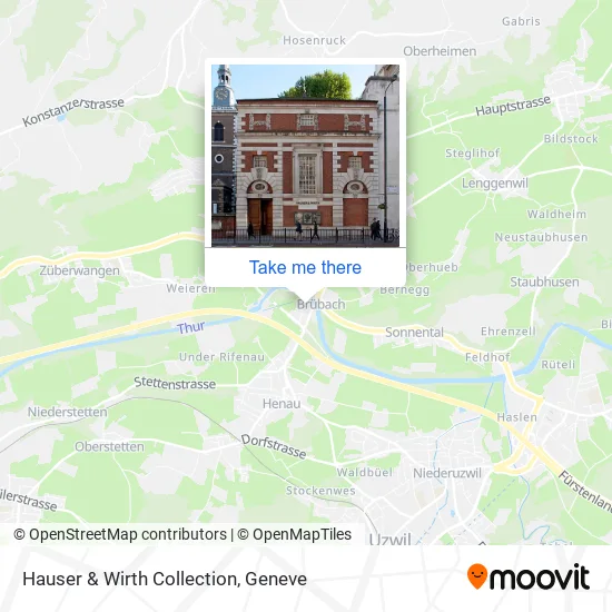 Hauser & Wirth Collection map