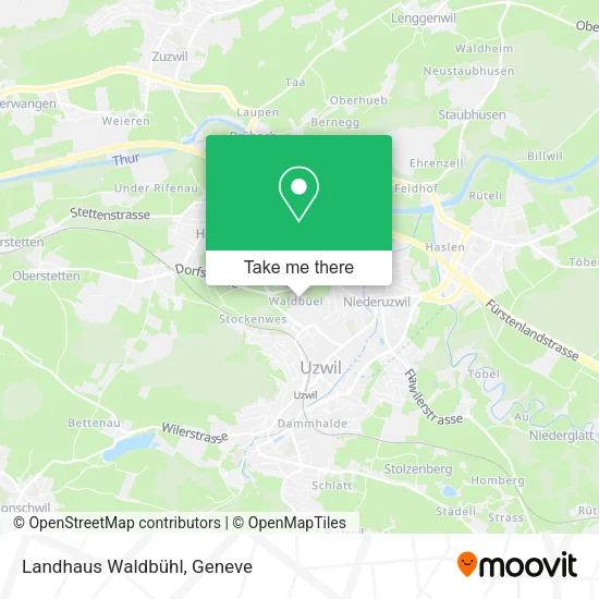 Landhaus Waldbühl map