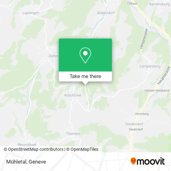 Mühletal map