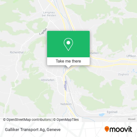 Galliker Transport Ag map