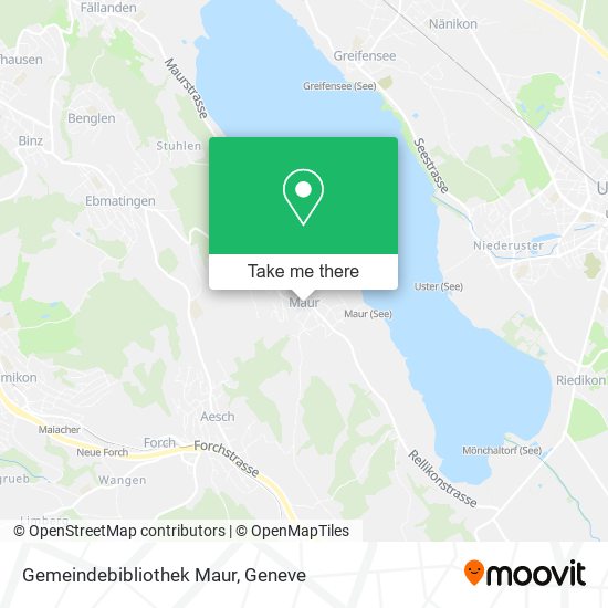 Gemeindebibliothek Maur map