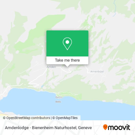Amdenlodge - Bienenheim Naturhostel map