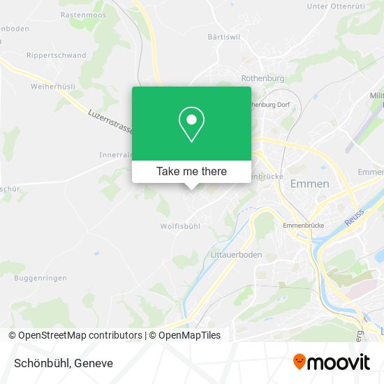 Schönbühl map