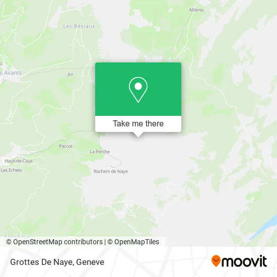 Grottes De Naye map