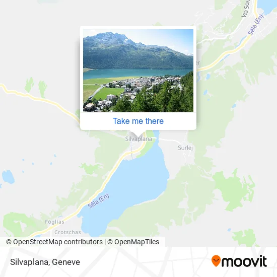 Silvaplana map