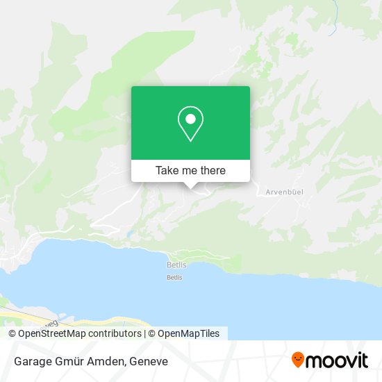 Garage Gmür Amden map