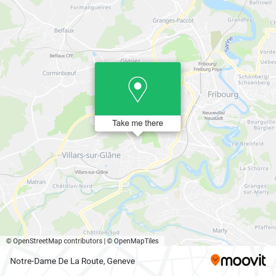 Notre-Dame De La Route map