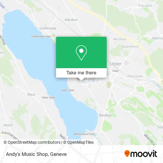 Andy's Music Shop map