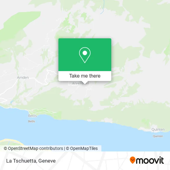 La Tschuetta map