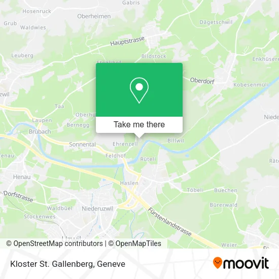 Kloster St. Gallenberg map