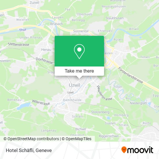 Hotel Schäfli map