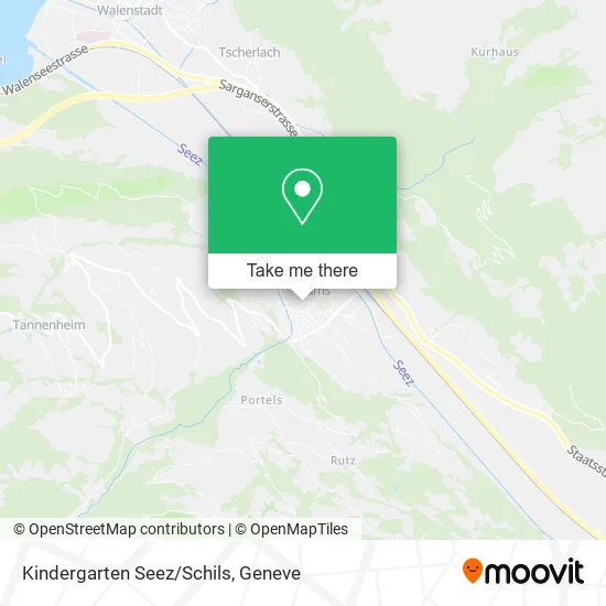 Kindergarten Seez/Schils map