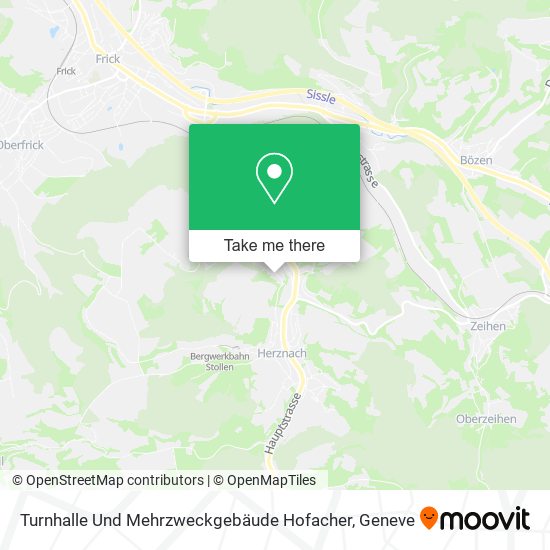 Turnhalle Und Mehrzweckgebäude Hofacher map