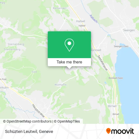 Schüzten Leutwil map