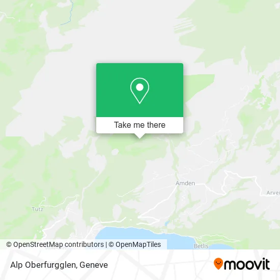 Alp Oberfurgglen map