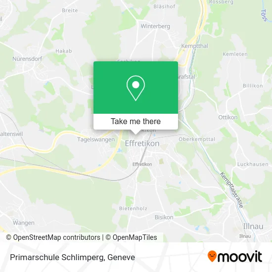 Primarschule Schlimperg map