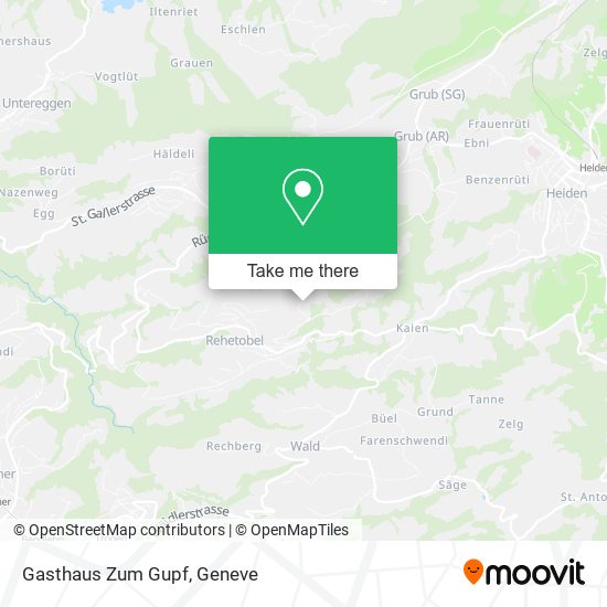 Gasthaus Zum Gupf map