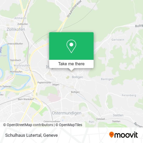 Schulhaus Lutertal map