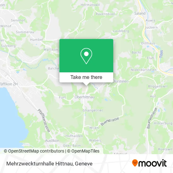 Mehrzweckturnhalle Hittnau map