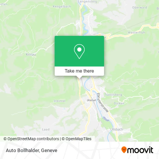 Auto Bollhalder map