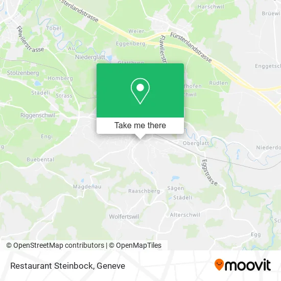 Restaurant Steinbock map