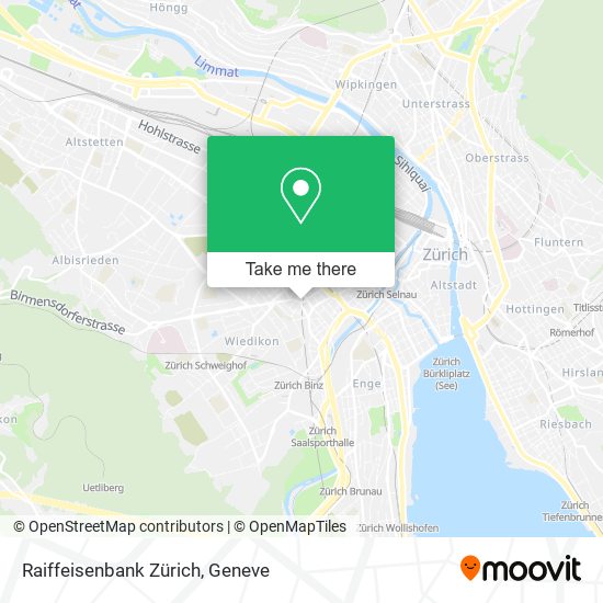 Raiffeisenbank Zürich plan