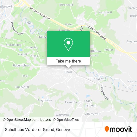 Schulhaus Vorderer Grund map