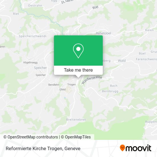 Reformierte Kirche Trogen map
