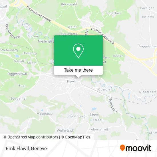 Emk Flawil map
